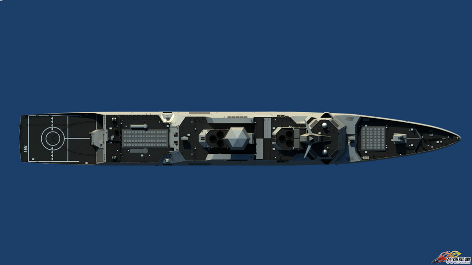 055型驱逐舰最新想象图很特别