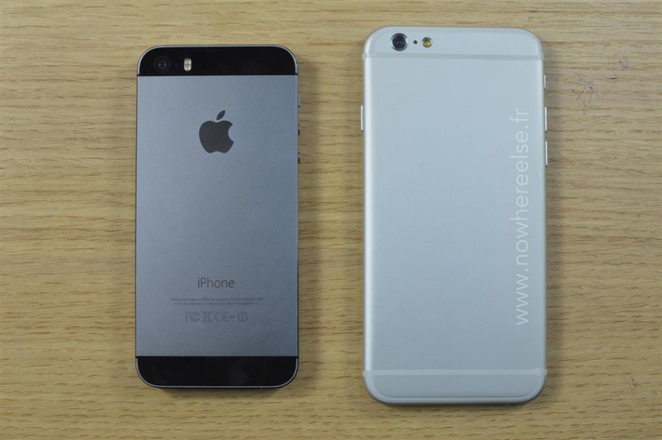 Iphone 6外形尺寸曝光 对比iphone 5s