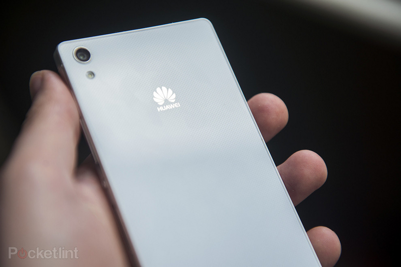 白色超薄四核美机华为ascendp7图赏