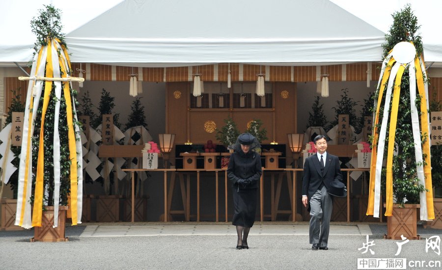 日本桂宫亲王葬礼举行皇太子夫妇出席