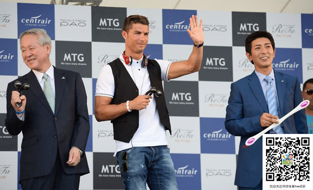 c罗为代言亮相日本赞日本男足亚洲最棒