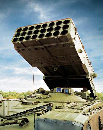 伊拉克购俄大杀器tos-1火箭炮