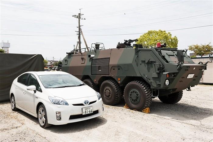 日本自卫队装备6辆nbc侦察车