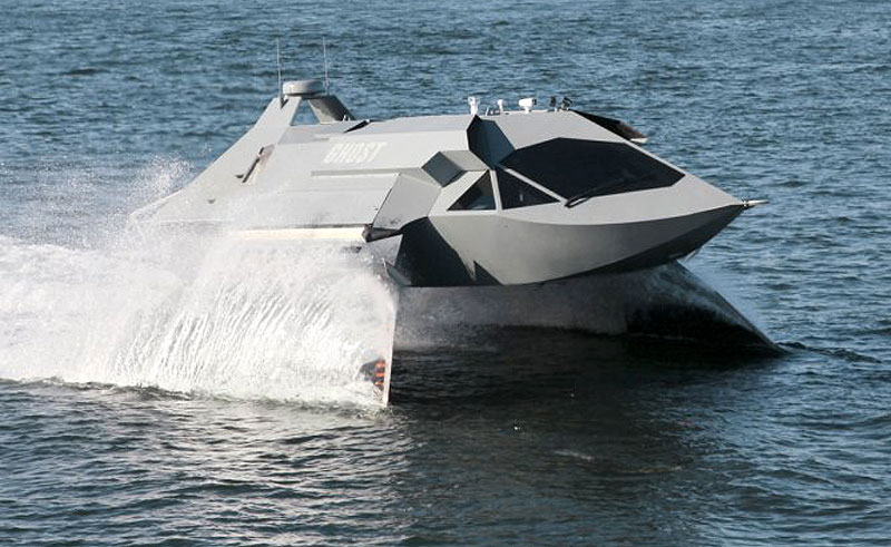 美国研制出幽灵号超空泡战舰