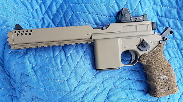 美国枪迷魔改毛瑟m1932手枪