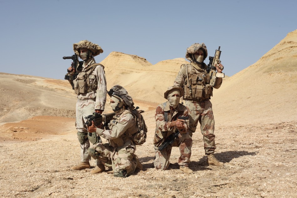 以军士兵沙漠伪装几乎看不出来