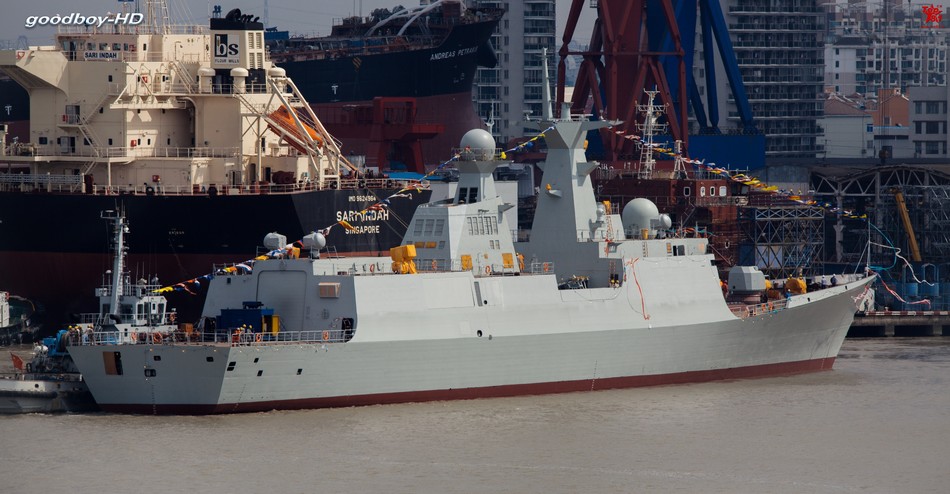 22艘054a系列护卫舰下水珍贵照