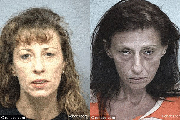 太震惊吸毒前后容貌对比图