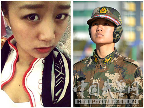 女子特战队员红妆戎装对比