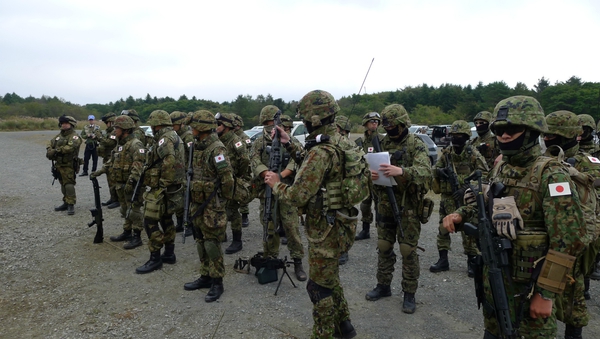 日本陆自特种部队罕见训练画面