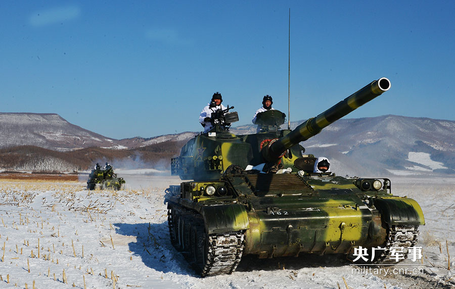 零下34度解放军重炮火力不减