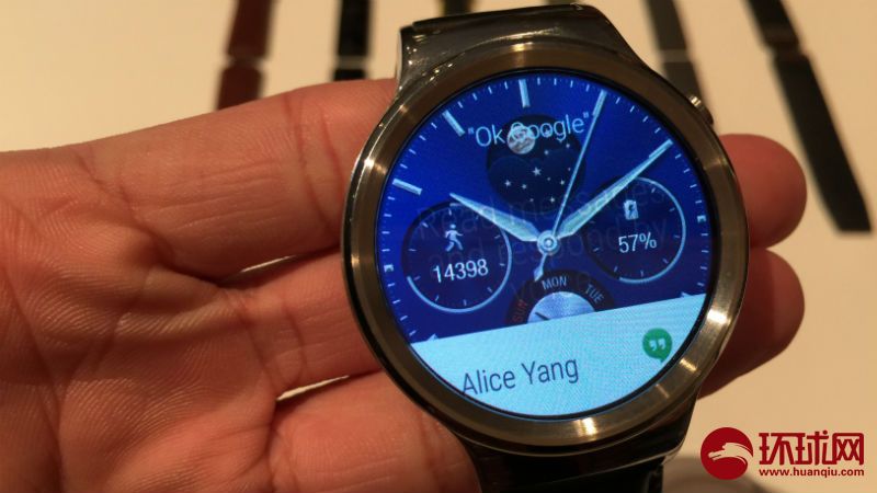 华为首款android wear智能手表huawei watch实拍