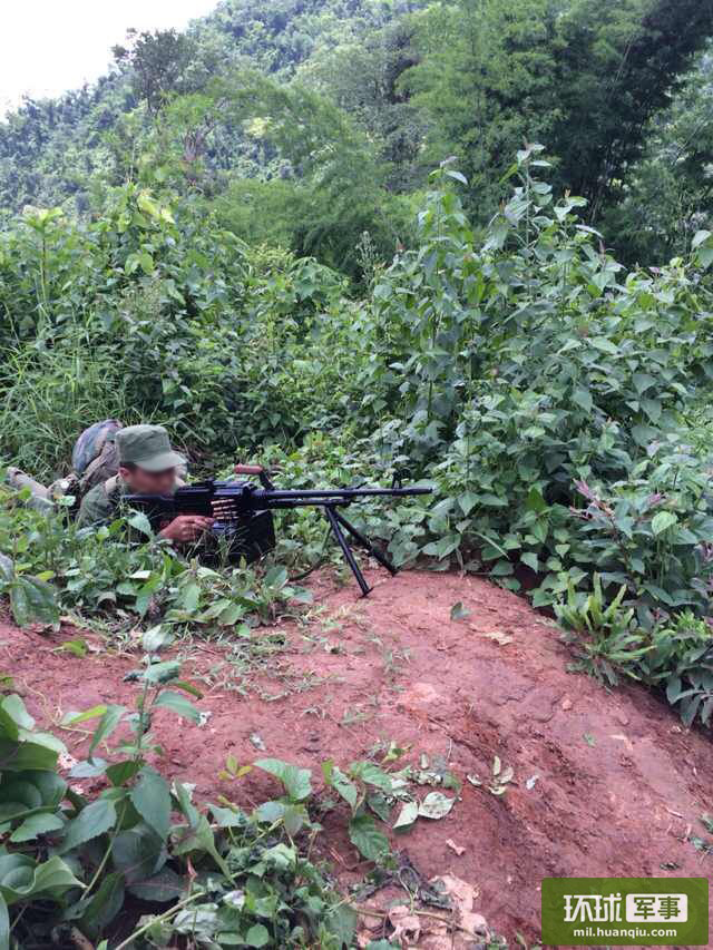 果敢同盟军与政府军交战画面