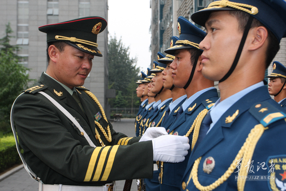 解放軍三軍儀仗隊隊長寫真