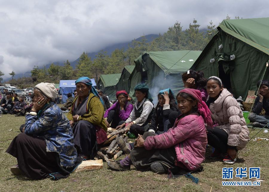 西藏抗震救灾吉隆县萨勒乡灾区见闻