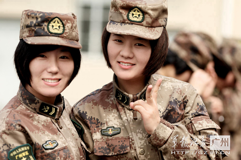 北京军区司令部女兵连图片