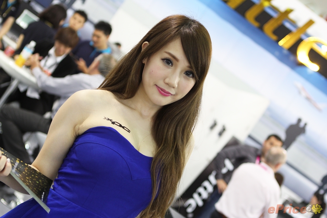 台妹如此多娇 台北电脑展模特抢先看