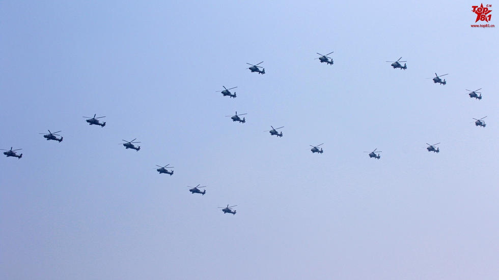 阅兵空中方队最新彩排美图曝光
