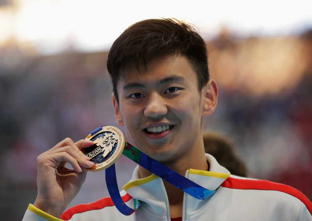 100米自由泳宁泽涛夺冠 成亚洲男泳短距离第1人