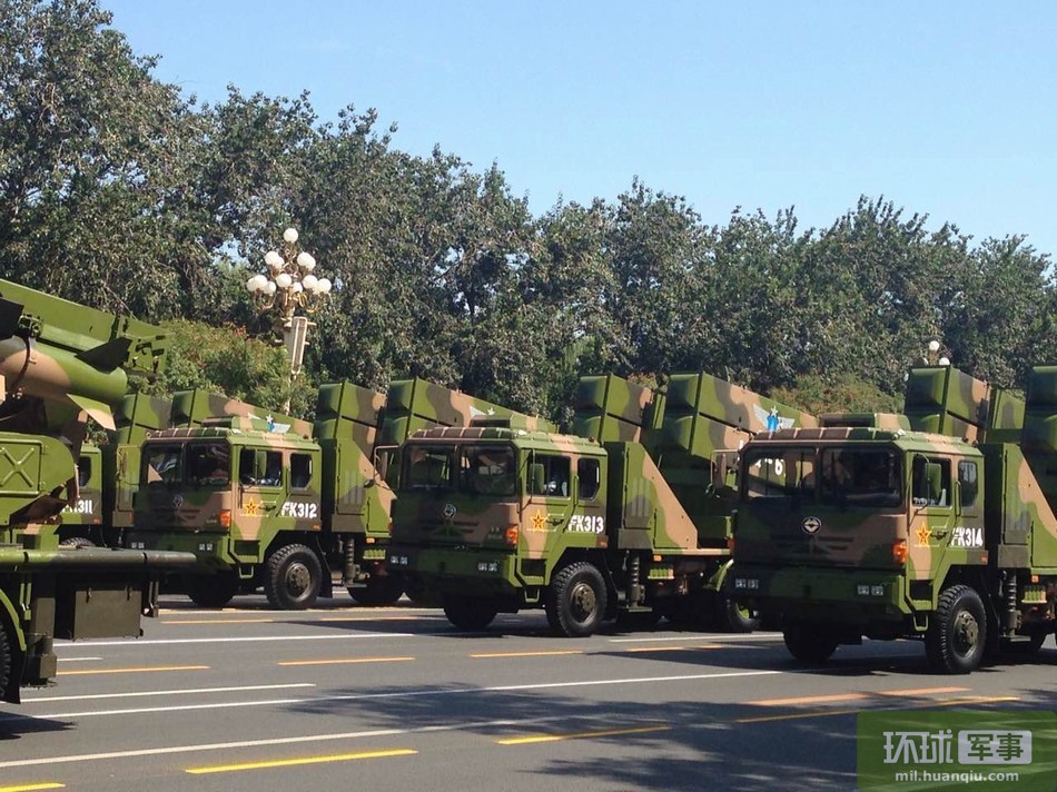 防空阵地中近程反导12方队