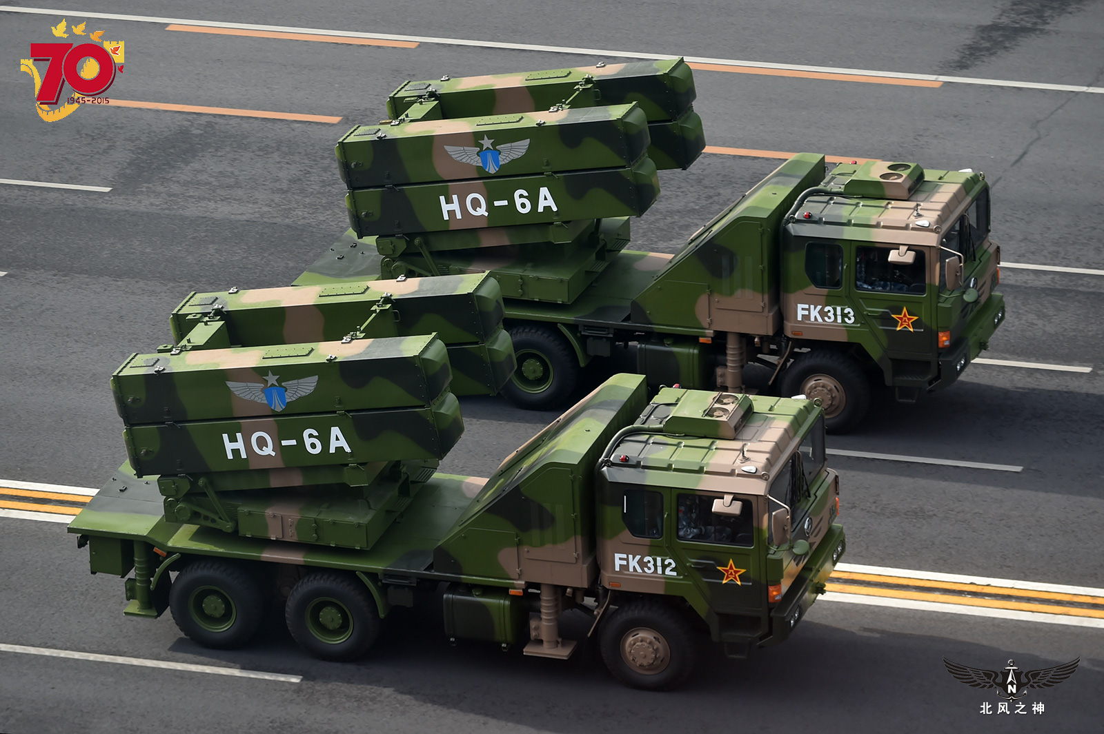 阅兵现场的红旗-6a防空导弹 鸣谢摄影:北风之神