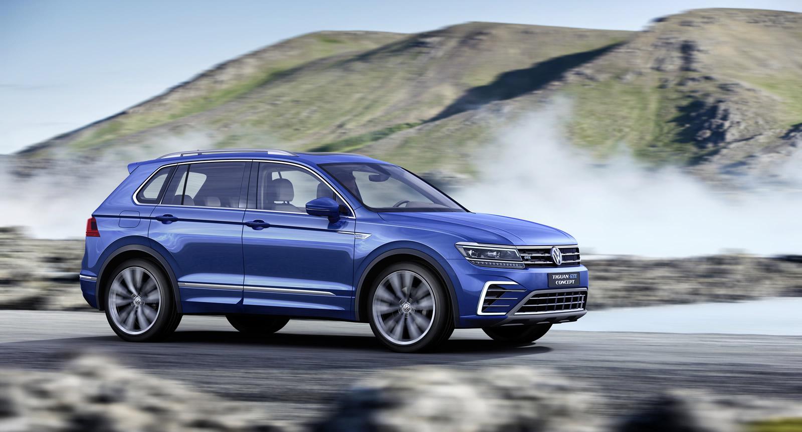 大众全新途观gte概念车 法兰克福将亮相