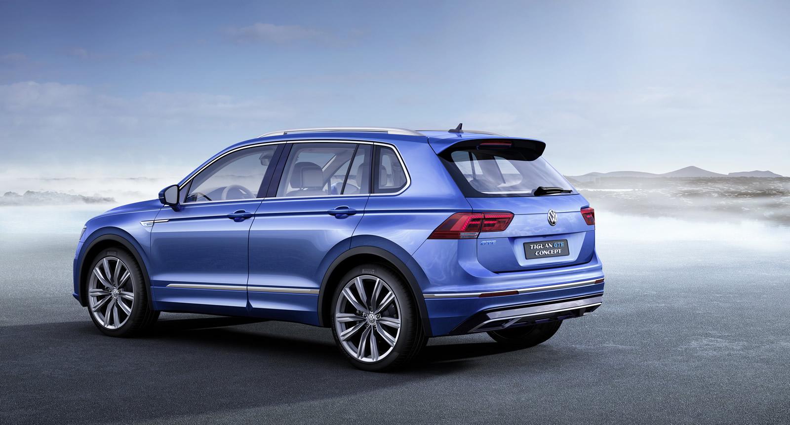 大众全新途观gte概念车 法兰克福将亮相