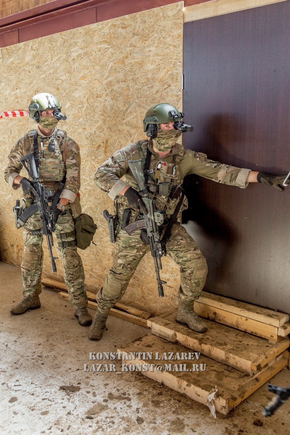 俄军神秘特种部队训练照曝光