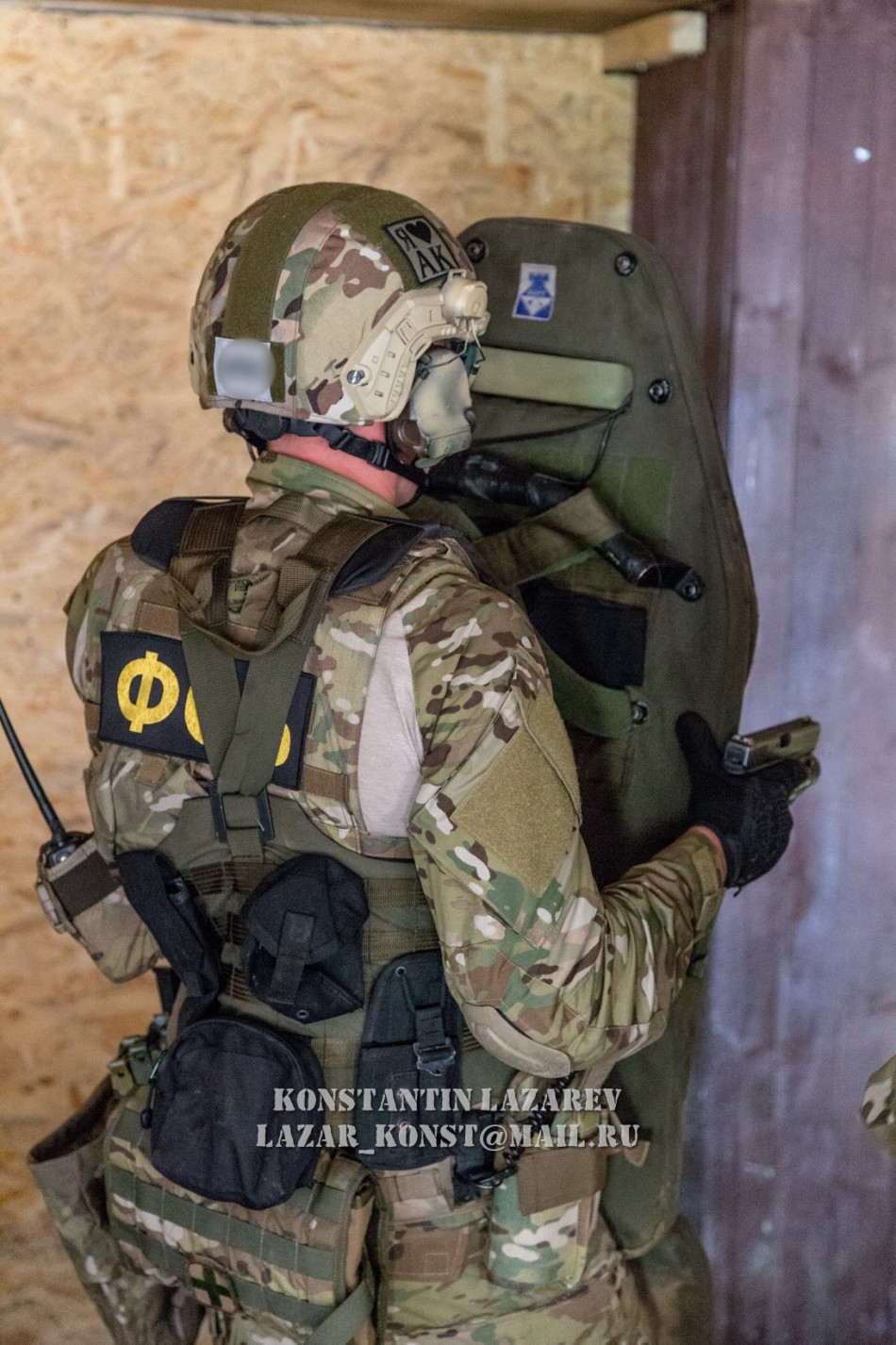 俄军神秘特种部队训练照曝光