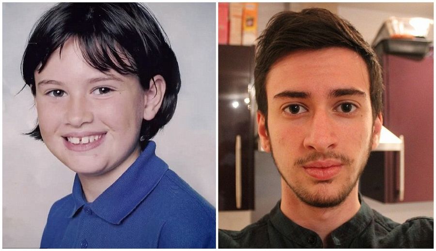 英变性男子自拍外貌变化走红网络