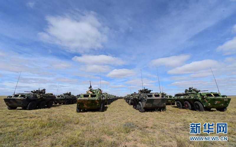 解放军钢铁洪流再次集结朱日和