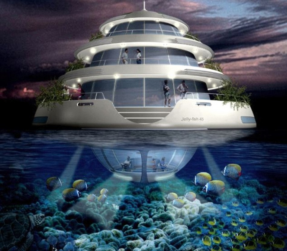 潜入感觉:客人对沉浸在水下享受海底景色,感受被海洋生物包围的需求将