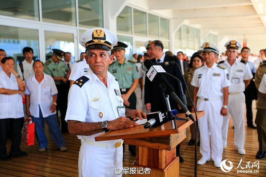 这是中国海军舰艇继2011年和平方舟医院船首次访问古巴后,再次到访.