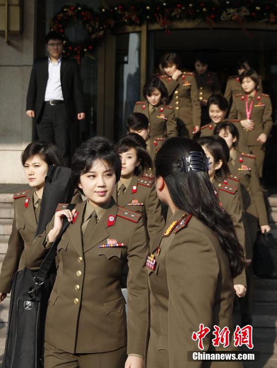 朝鲜女团牡丹峰乐团图片