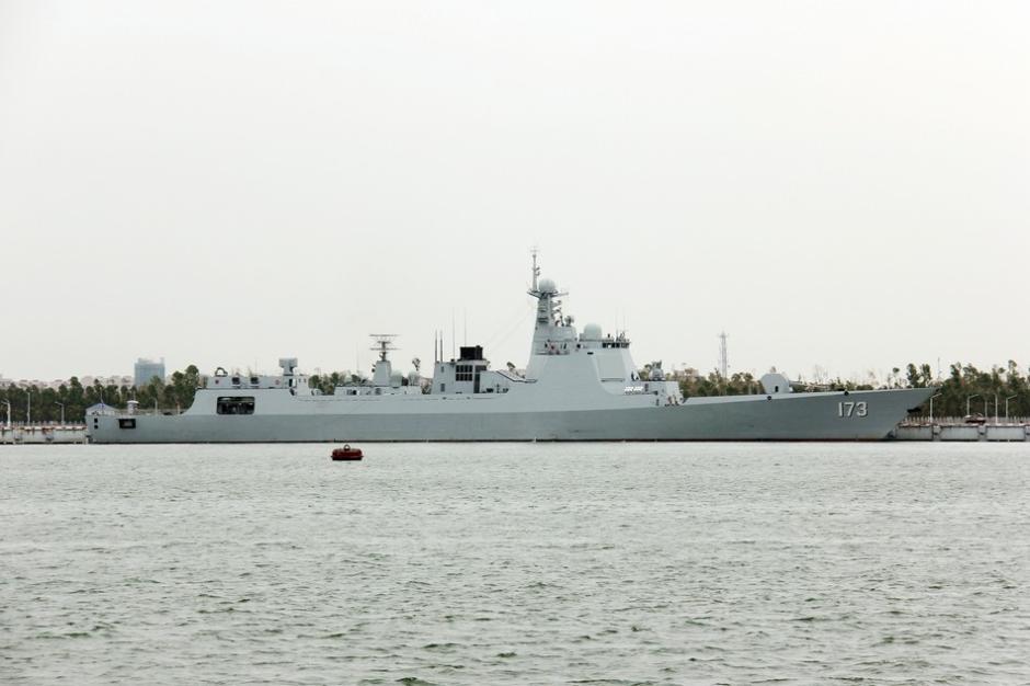 052d型173"长沙"号驱逐舰于2012年12月下水,2015年8月入役南海舰队.