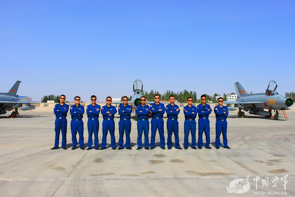 中国空军最精锐飞行部队美照