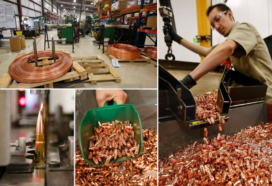 看国外高效率子弹生产工厂