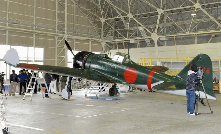 日本复活二战 零式 战机时隔72年在日本本土再次升空