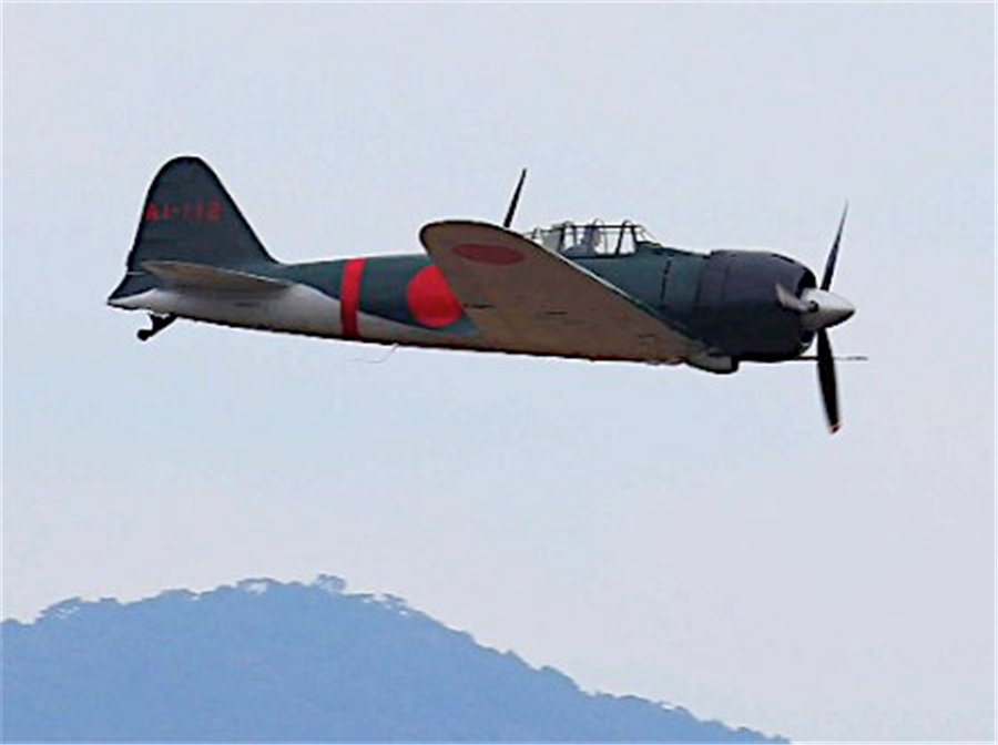 日本复活二战 零式 战机时隔72年在日本本土再次升空