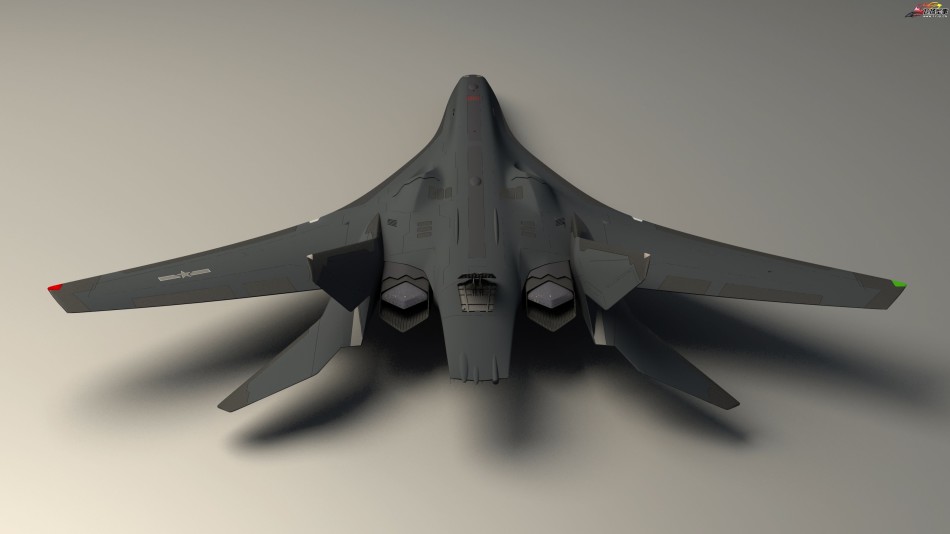 中国轰10隐身轰炸机方案设想