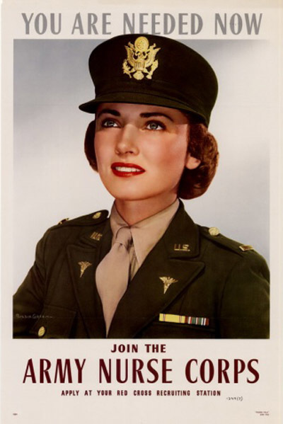 美国二战时期美女海报图片