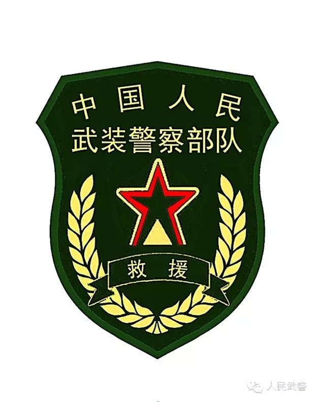 武警部隊統一更換新式標誌服飾