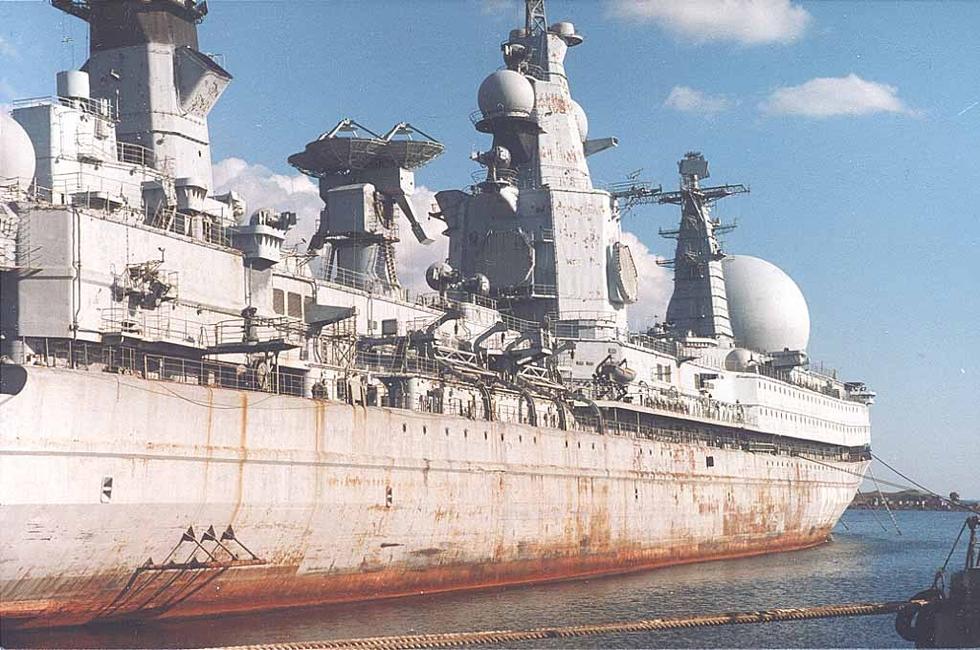 世界最大电子侦察舰乌拉尔号