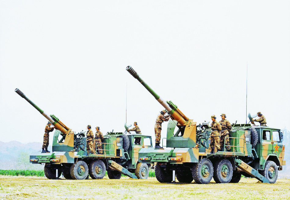 16 第41军卡车炮群齐射场面震撼