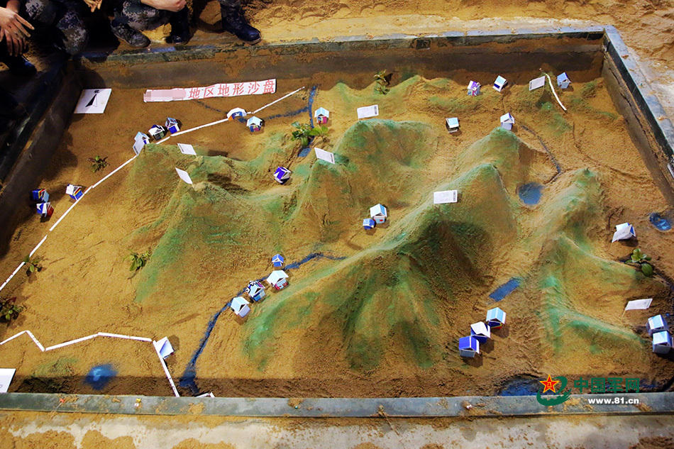 第八步:建立沙盘高程控制 第九步:堆积地貌 第十步:设摆地物模型 第