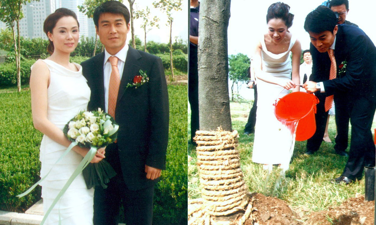 体坛豪门婚礼伴娘低胸抢镜1人完爆郭晶晶