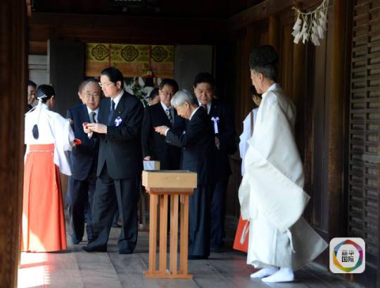 新华社记者马平摄靖国神社位于东京千代田区,神社内供奉有包括东条英