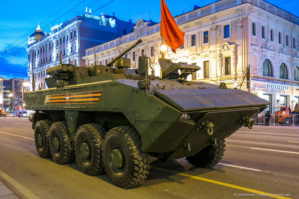 虎式裝甲車與亞爾斯洲際導彈 俄羅斯迴旋鏢輪式裝甲車 俄軍t