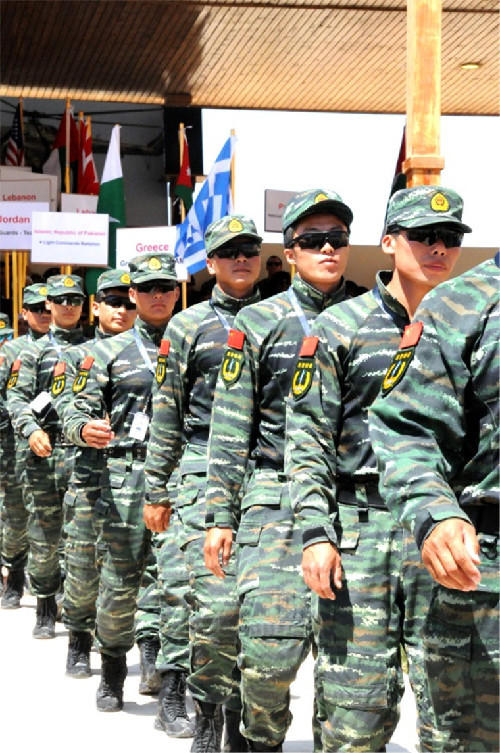 雪豹突击队亮相国际特种兵比武