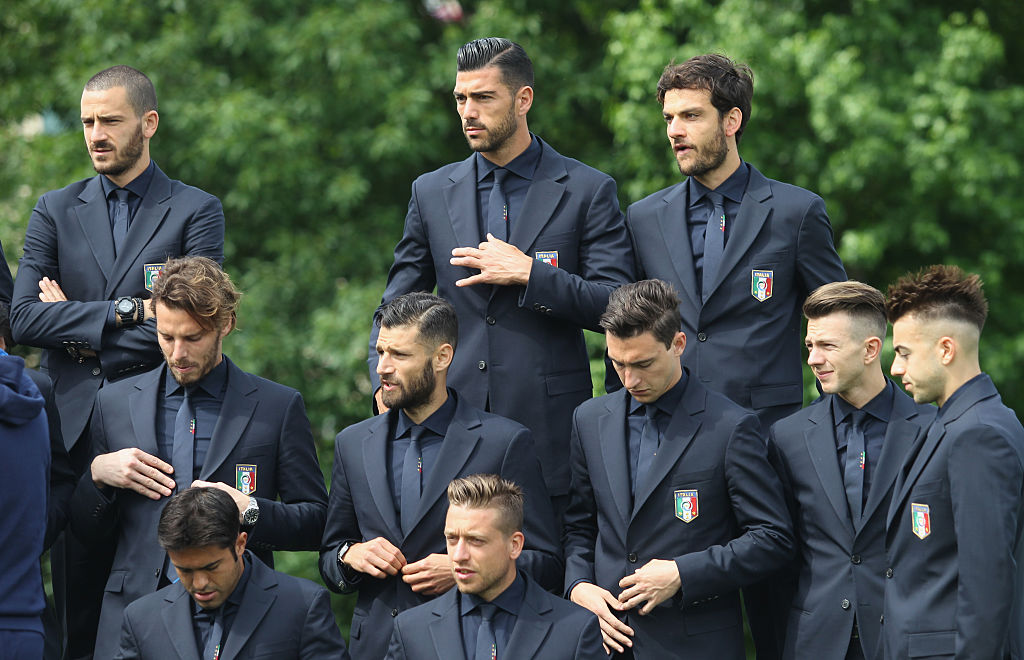 男模队再度来袭意大利队正装照帅气逼人